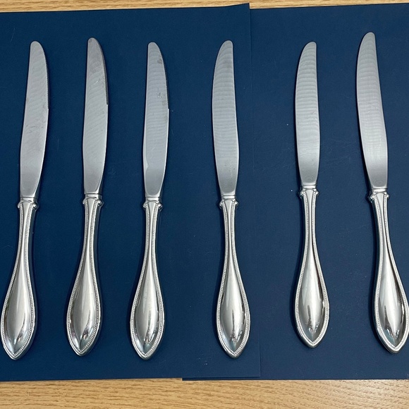Oneida Arbor American Harmony Set of 6 Dinner Knives Stainless Flatware USA - Picture 2 of 4